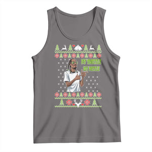 Funny Rapper Meme Christmas Tank Top Fo Shizzle My Nizzle TS02 Deep Heather Print Your Wear