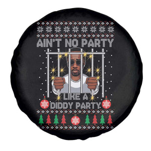 Funny Christmas Sarcastic Diddy Spare Tire Cover Aint No Party Like A Diddy Party TS02 Print Your Wear