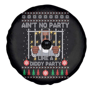 Funny Christmas Sarcastic Diddy Spare Tire Cover Aint No Party Like A Diddy Party TS02 Print Your Wear