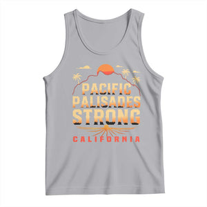 Pacific Palisades Strong Tank Top Support California LA Relief TS02 Athletic Heather Print Your Wear