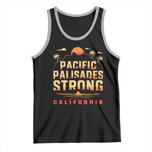 Pacific Palisades Strong Tank Top Support California LA Relief TS02 Black Athletic Heather Print Your Wear