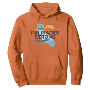 Palisades Strong Hoodie Support California LA Relief TS02 Orange Print Your Wear