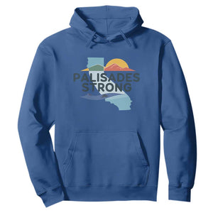 Palisades Strong Hoodie Support California LA Relief TS02 Royal Blue Print Your Wear