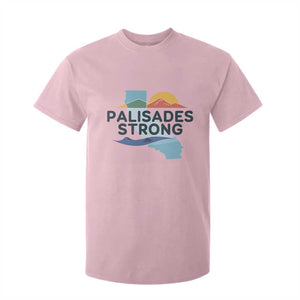 Palisades Strong T Shirt For Kid Support California LA Relief TS02 Light Pink Print Your Wear