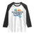 Palisades Strong Raglan Shirt Support California LA Relief TS02 White Black Print Your Wear