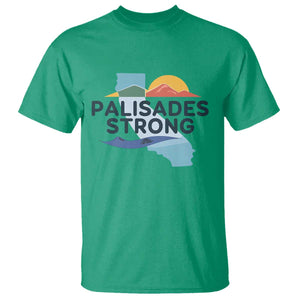 Palisades Strong T Shirt Support California LA Relief TS02 Irish Green Print Your Wear