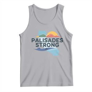 Palisades Strong Tank Top Support California LA Relief TS02 Athletic Heather Print Your Wear