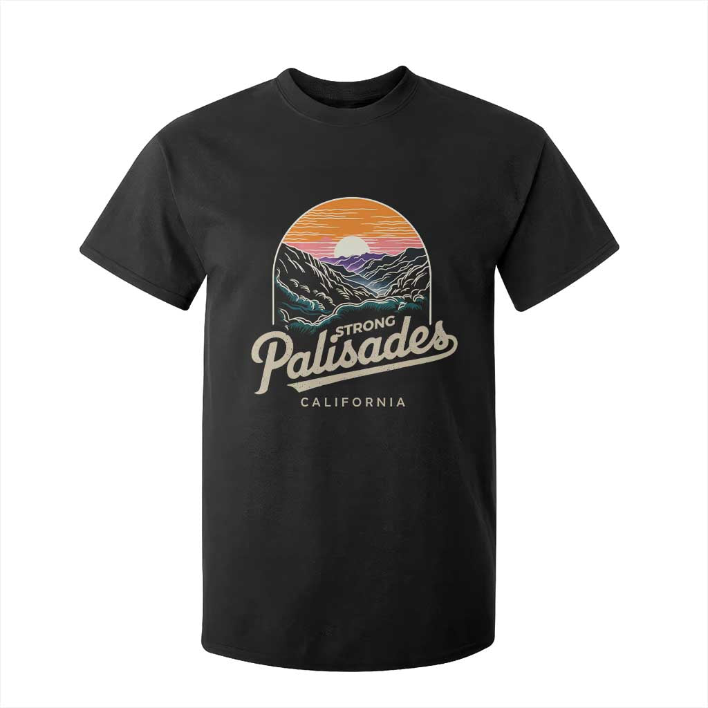 Palisades Strong T Shirt For Kid Support California LA Relief Vintage TS02 Black Print Your Wear