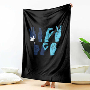 F Ice Out of Minneapolis Hand Signs Throw Blanket State Flag Justice Protest Resistance TS02 Print Your Wear