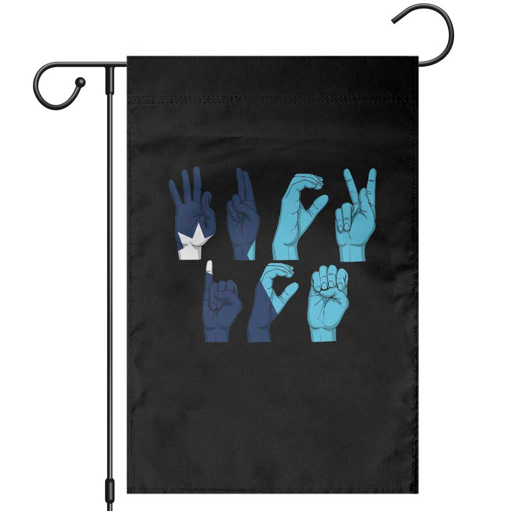 F Ice Out of Minneapolis Hand Signs Garden Flag State Flag Justice Protest Resistance TS02 Black Print Your Wear