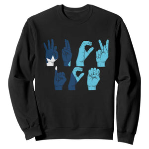 F Ice Out of Minneapolis Hand Signs Sweatshirt State Flag Justice Protest Resistance TS02 Black Print Your Wear