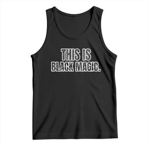 This is Black Magic Tank Top TS02 Black Print Your Wear