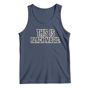 This is Black Magic Tank Top TS02 Navy Print Your Wear