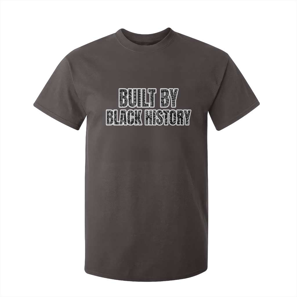 Built by Black History T Shirt For Kid TS02 Dark Chocolate Print Your Wear