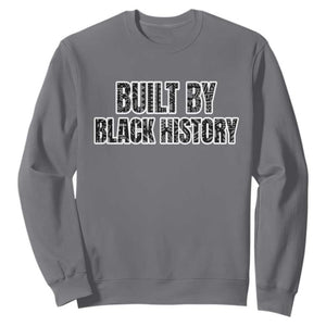 Built by Black History Sweatshirt TS02 Charcoal Printyourwear