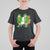 Funny St. Patricks Day T Shirt For Kid Leprechaun Griddy Dance Paddy Ireland Flag TS02 Black Printyourwear