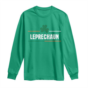 Funny St Patricks Day Matching Long Sleeve Shirt Leprechaun Irish Shamrock TS02 Irish Green Print Your Wear