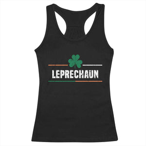 Funny St Patricks Day Matching Racerback Tank Top Leprechaun Irish Shamrock TS02 Black Print Your Wear