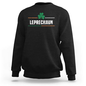 Funny St. Patricks Day Matching Sweatshirt Leprechaun Irish Shamrock TS02 Black Printyourwear