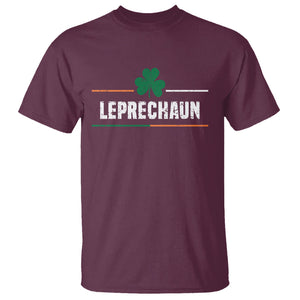 Funny St. Patricks Day Matching T Shirt Leprechaun Irish Shamrock TS02 Maroon Printyourwear