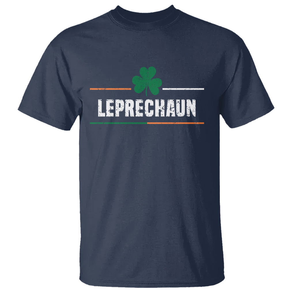 Funny St. Patricks Day Matching T Shirt Leprechaun Irish Shamrock TS02 Navy Printyourwear