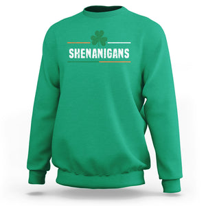 Funny St. Patricks Day Matching Sweatshirt Shenanigans Irish Shamrock TS02 Irish Green Printyourwear