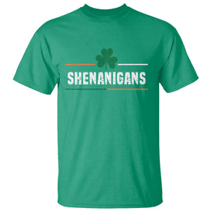 Funny St. Patricks Day Matching T Shirt Shenanigans Irish Shamrock TS02 Irish Green Printyourwear