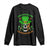 Irish Skull Long Sleeve Shirt Shenanigans Coordinator St Patrick's Day TS02 Black Print Your Wear