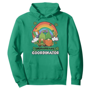 Cute St. Patricks Day Hoodie Shenanigans Coordinator Gnomes Rainbow TS02 Irish Green Printyourwear