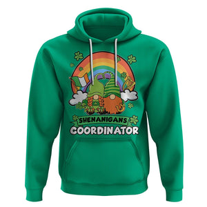 Cute St. Patricks Day Hoodie Shenanigans Coordinator Gnomes Rainbow TS02 Irish Green Printyourwear