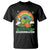 Cute St. Patricks Day T Shirt Shenanigans Coordinator Gnomes Rainbow TS02 Black Printyourwear