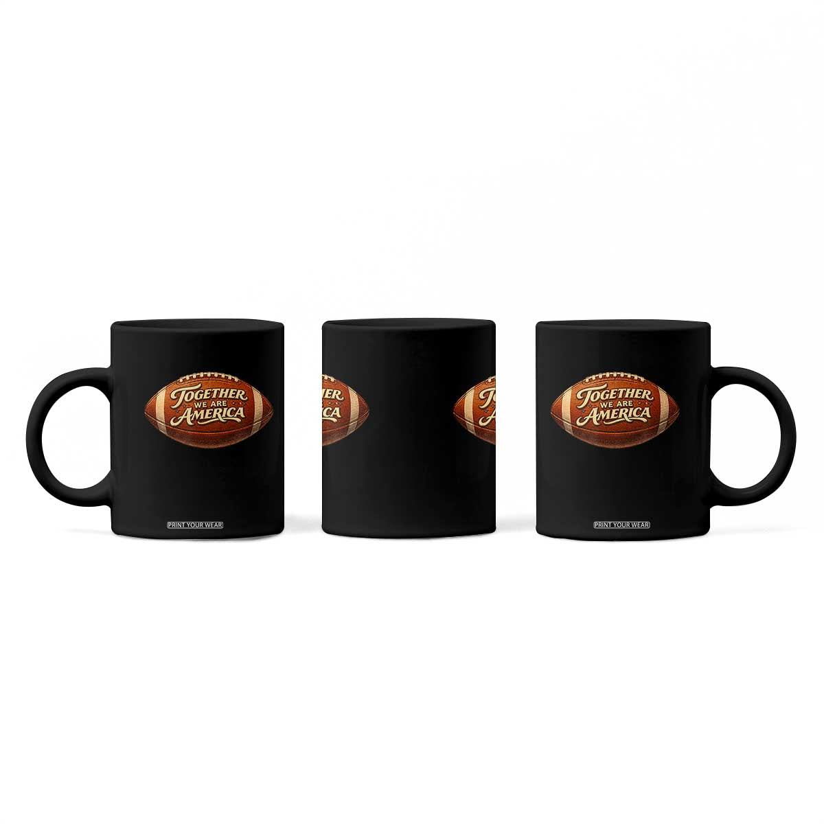 Together We Are America Coffee Mug Bold Statement Unity Bunny Inspirational Quote TS02 Print Your Wear