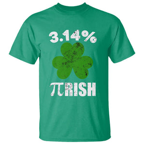 Funny Number Pi St. Patricks Day T Shirt 3.14% Pi-rish Irish Shamrock TS02 Irish Green Printyourwear