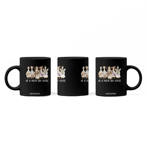 Funny Christian Easter He Is Risen Silly Goose Coffee Mug Cute Faith-Based Geese Parody Gift with Jesus TS02 Print Your Wear