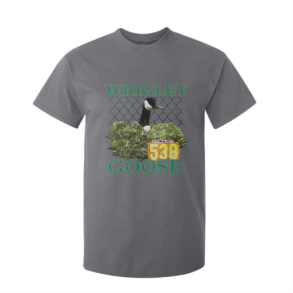 Funny Wrigley Goose T Shirt For Kid Section 538 Chicago TS02 Charcoal Print Your Wear