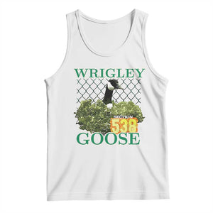 Funny Wrigley Goose Tank Top Section 538 Chicago TS02 White Print Your Wear