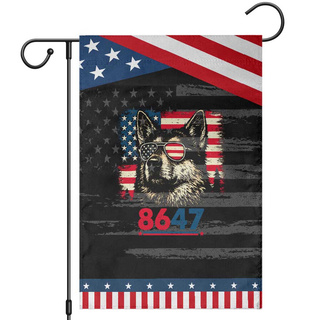 Vintage German Shepherd 1776 Graphic Patriotic Garden Flag American Flag Sunglasses Cool Dog 4th of July Distressed TS02 Distressed Black Blue Print Your Wear