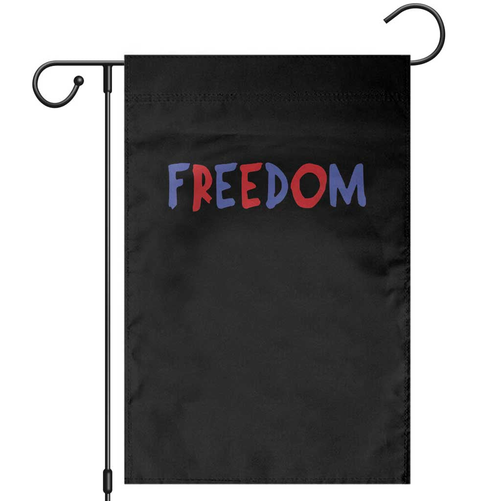 I'm Freedom Americana Matching Couple Garden Flag Funny Patriotic Red White and Blue 4th of July TS02 Black Print Your Wear