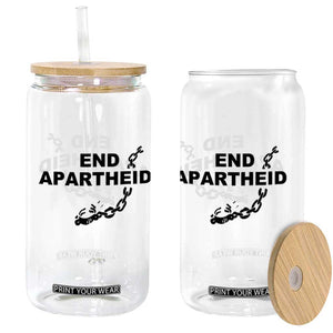 End Apartheid Human Rights Glass Can Broken Chain Social Justice Activist TS02 Print Your Wear
