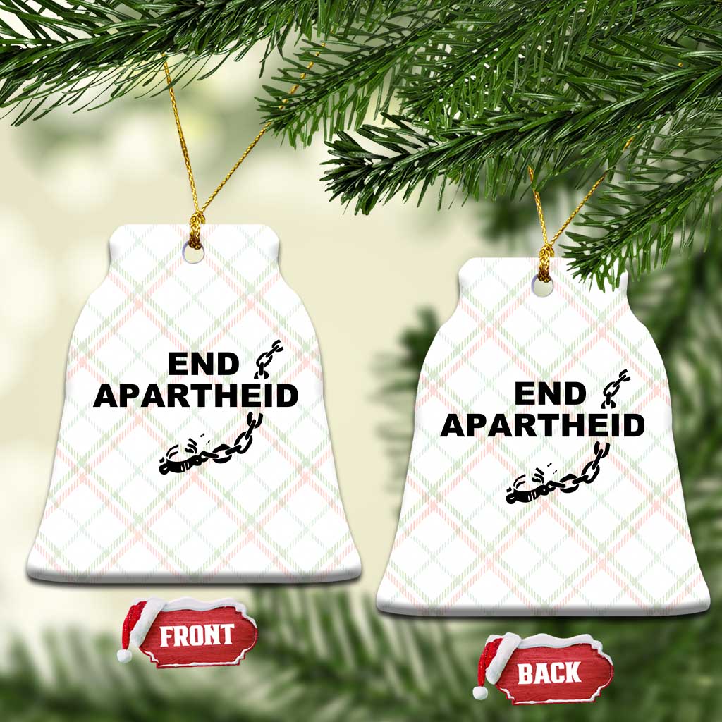 End Apartheid Human Rights Ceramic Ornament Broken Chain Social Justice Activist TS02 Print Your Wear