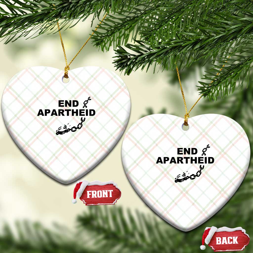End Apartheid Human Rights Ceramic Ornament Broken Chain Social Justice Activist TS02 Print Your Wear
