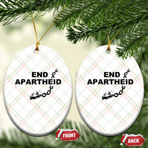 End Apartheid Human Rights Ceramic Ornament Broken Chain Social Justice Activist TS02 Print Your Wear