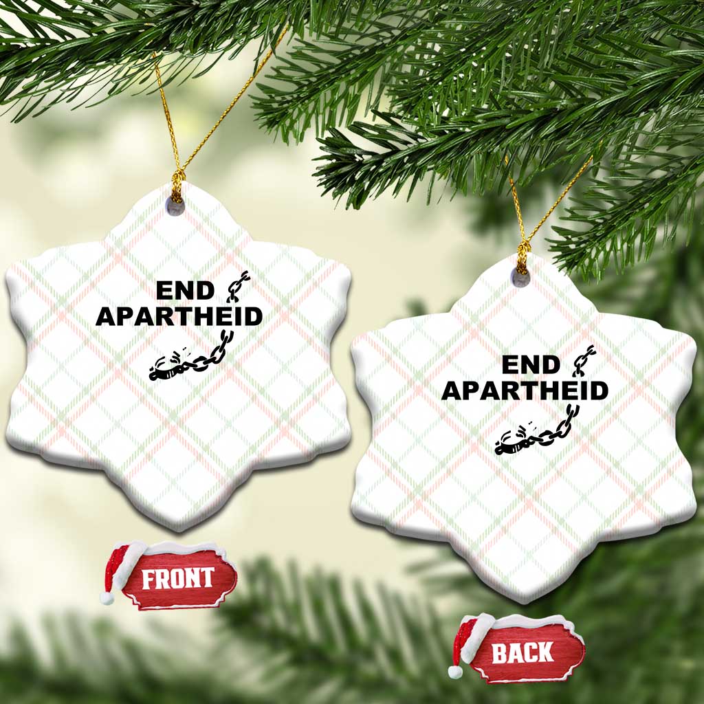 End Apartheid Human Rights Ceramic Ornament Broken Chain Social Justice Activist TS02 Print Your Wear