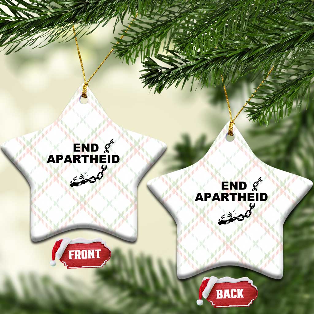 End Apartheid Human Rights Ceramic Ornament Broken Chain Social Justice Activist TS02 Print Your Wear