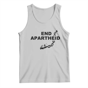 End Apartheid Human Rights Tank Top Broken Chain Social Justice Activist TS02 Ash Print Your Wear