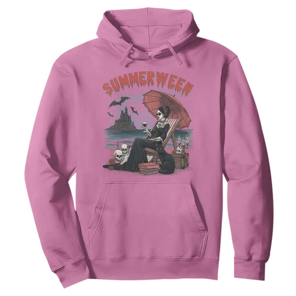 Gothic Summerween Hoodie Spooky Summer Halloween Horror Character TS02 Azalea Print Your Wear