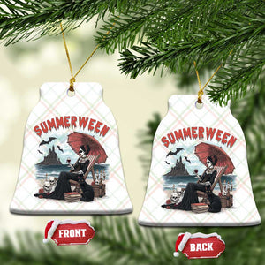 Gothic Summerween Ceramic Ornament Spooky Summer Halloween Horror Character TS02 Print Your Wear