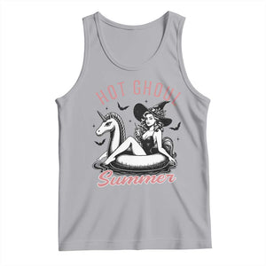 Hot Ghoul Summer Tank Top Retro Pin Up Witch Summerween Summer Beach Halloween Vibes TS02 Athletic Heather Print Your Wear
