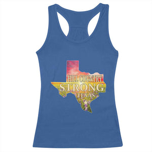 Hill Country Strong Texas Racerback Tank Top Sunset Bluebonnet Resilience TS02 Royal Blue Print Your Wear