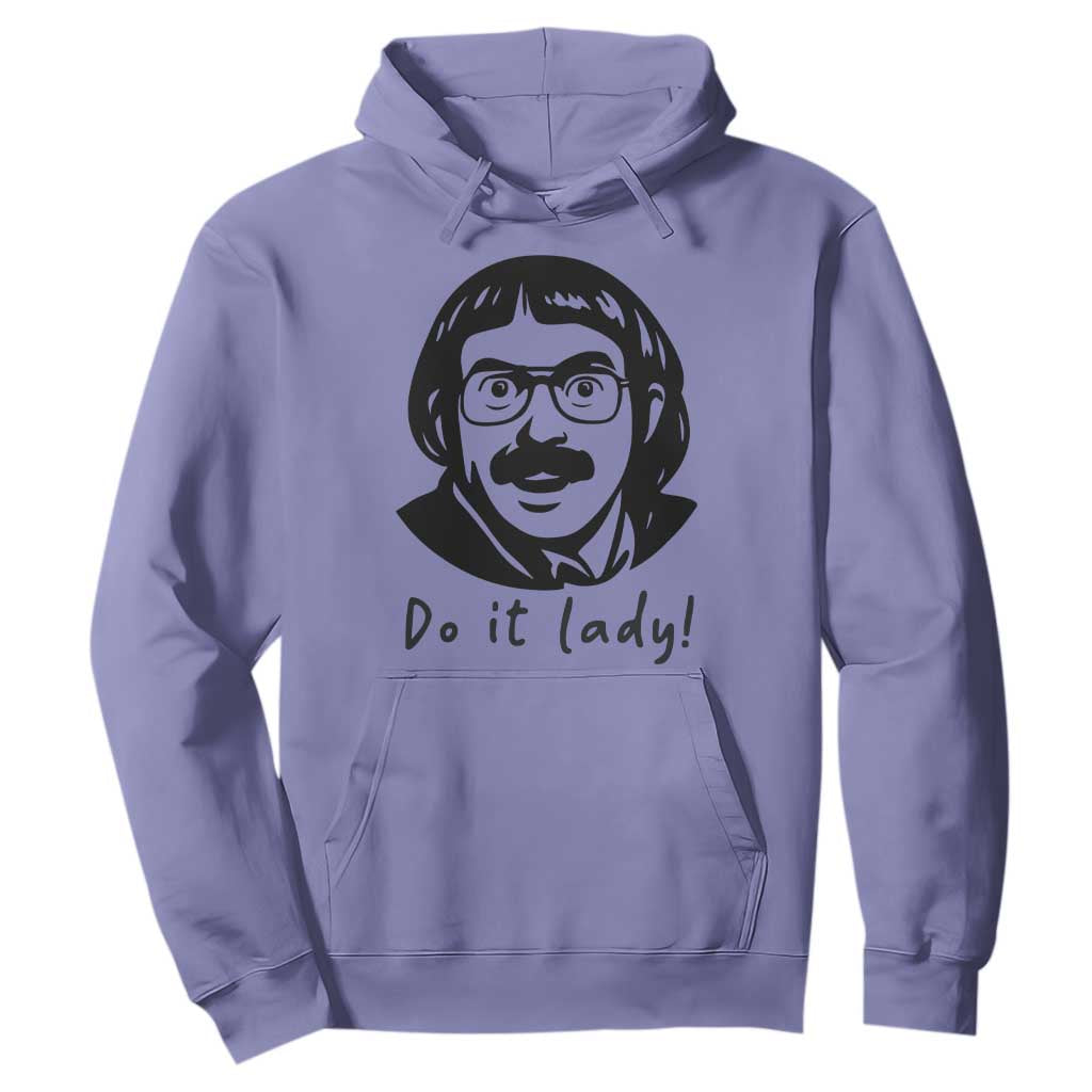 Funny Do It Lady Hoodie Mustache Guy Meme Parody TS02 Violet Print Your Wear